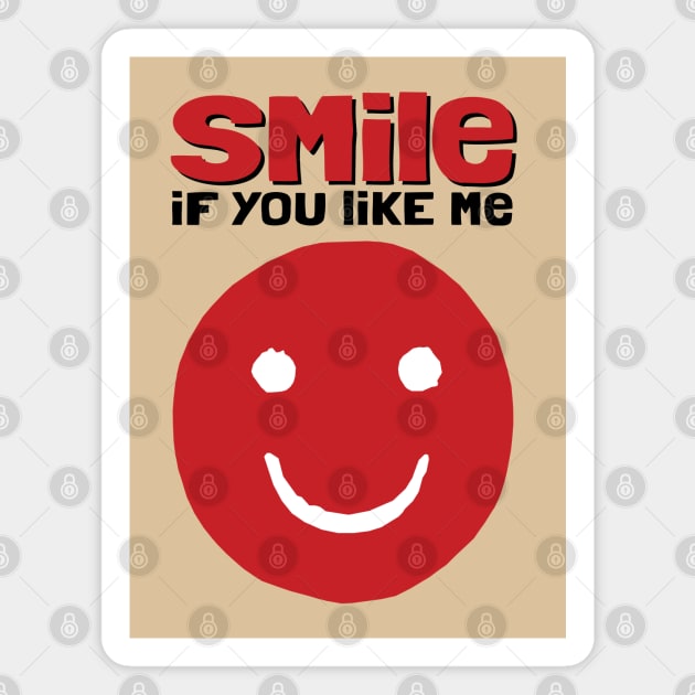 Vintage Smile Keep Smiling Magnet by KewaleeTee